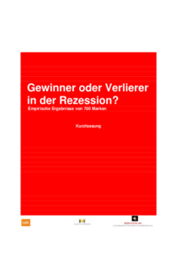 Gewinner oder Verlierer in der Rezession Dezember 2009